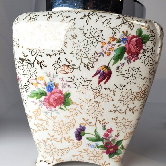 Antique Midwinter Staffordshire Porcelain Set – Biscuit Barrel, Salt & Pepper+ - Picture 6 of 14